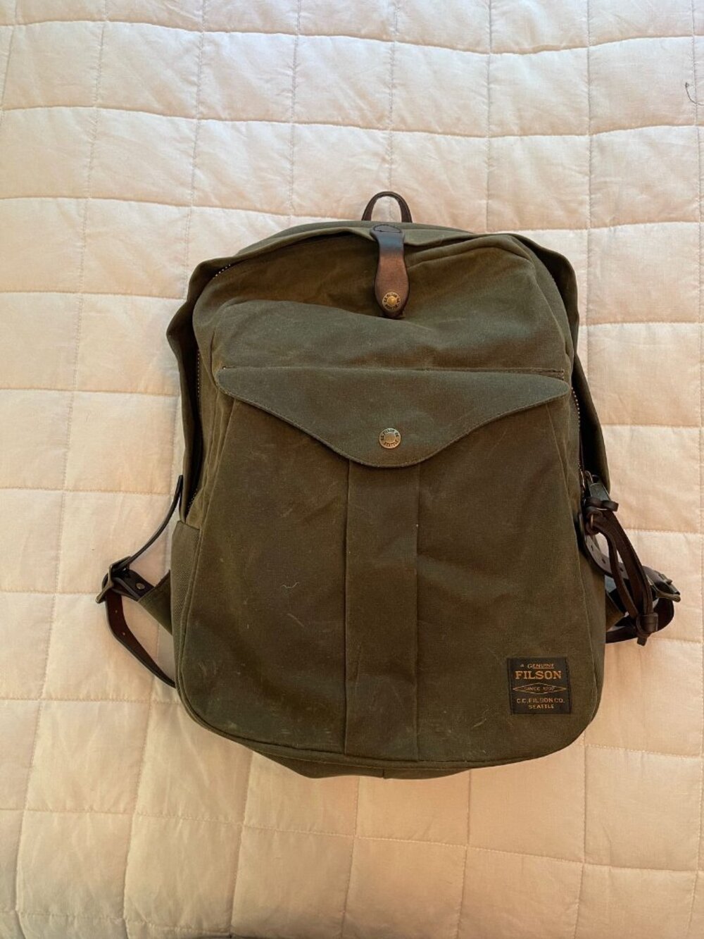 Filson Journeyman Tin Cloth Backpack